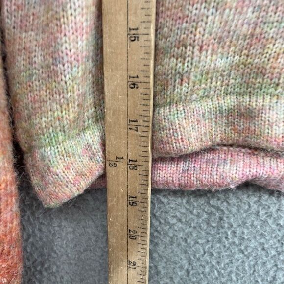 Belle du jour sweater rainbow ombre mock neck quarter zip pullover XS - Picture 9 of 12